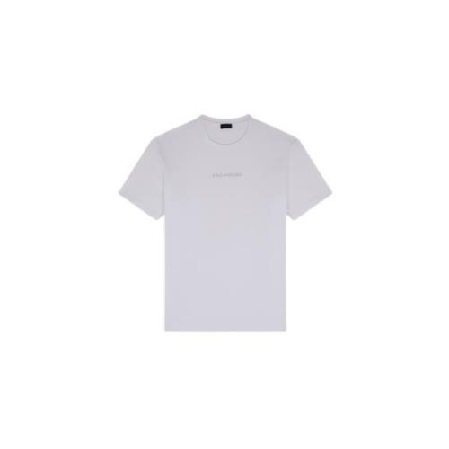 Paul & Shark Vit Bomull Jersey T-shirt Regular Fit White, Herr