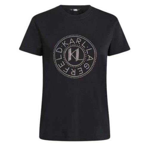 Karl Lagerfeld T-Shirts Black, Dam