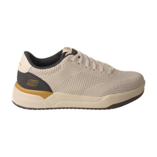 Skechers Vit-blå Street Sneakers Beige, Herr