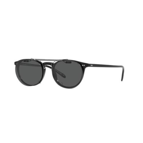 Oliver Peoples Riley-R OV 5004 Clip-On Sunglasses Black, Unisex