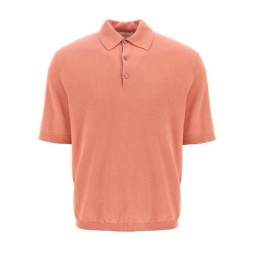 Agnona Polo Shirts Orange, Herr