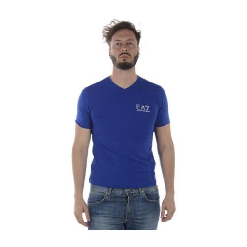 Emporio Armani EA7 T-Shirts Blue, Herr