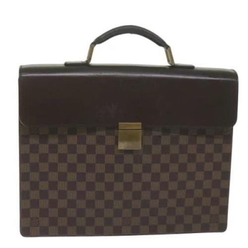 Louis Vuitton Vintage Pre-owned Canvas portfljer Brown, Dam