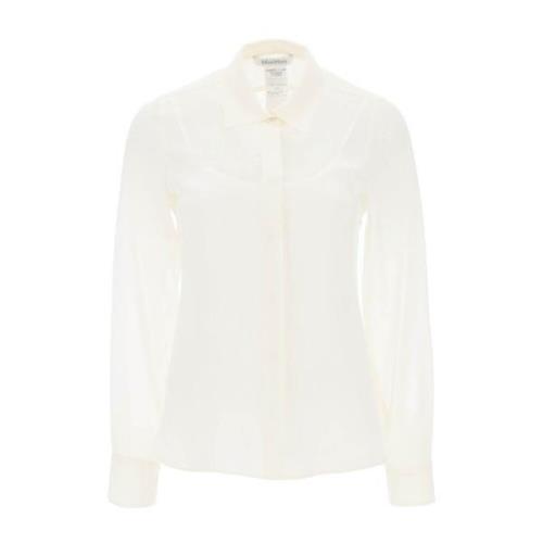Max Mara Blouses & Shirts White, Dam