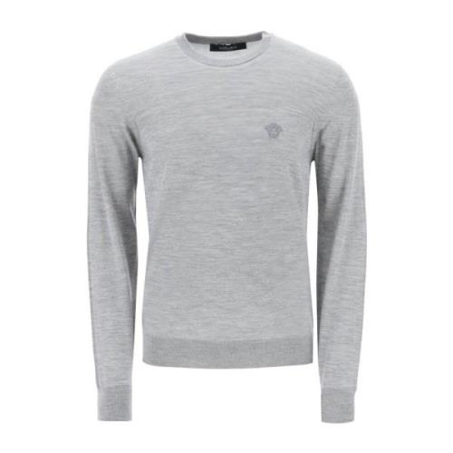 Versace Stiliga Sweatshirts för Daglig Komfort Gray, Herr