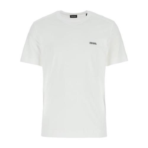 Ermenegildo Zegna T-Shirts White, Herr