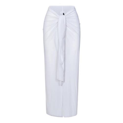 Fisico Maxi Skirts White, Dam