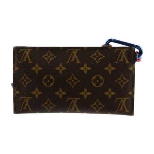 Louis Vuitton Vintage Pre-owned Canvas kuvertvskor Brown, Dam