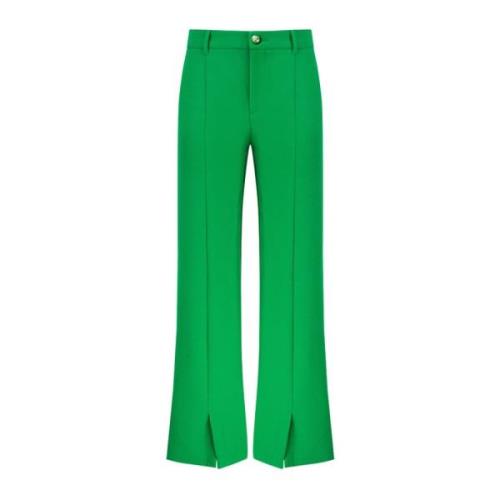 Chiara Ferragni Collection Wide Trousers Green, Dam