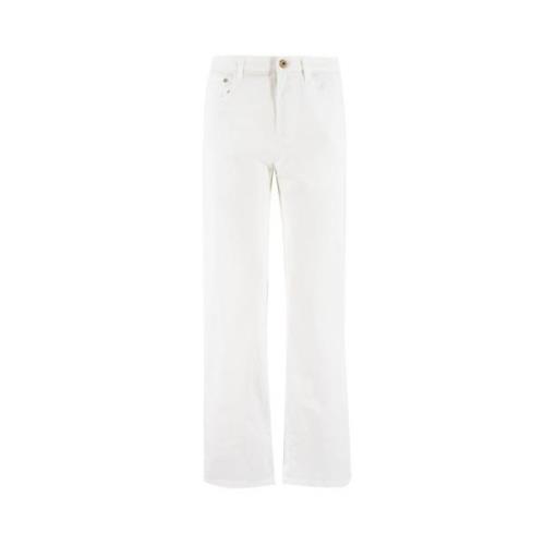 Fedeli Straight Jeans White, Dam