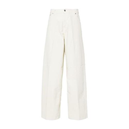 Haikure Wide Jeans White, Dam