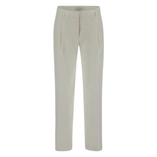 Lardini Wide Trousers White, Dam