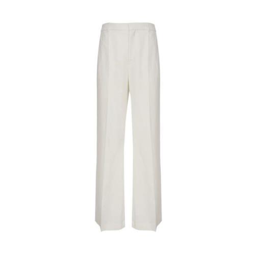Chloé Wide Trousers White, Dam
