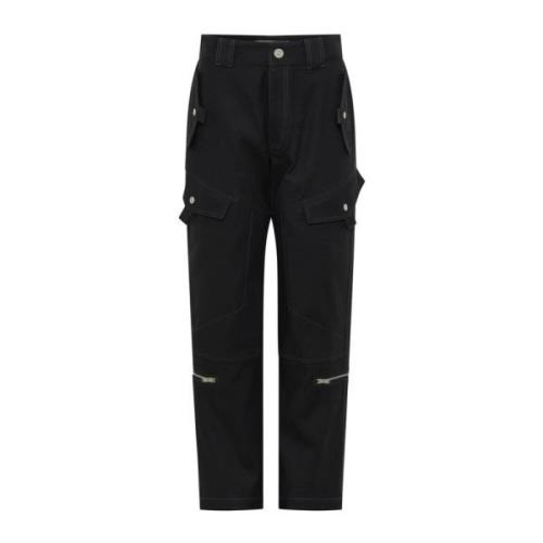 Dion Lee Tapered Trousers Black, Dam