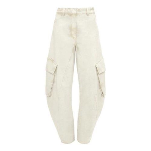JW Anderson Tapered Trousers Beige, Dam