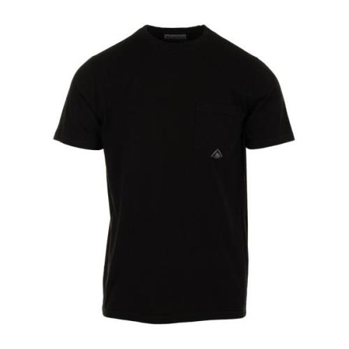 Roy Roger's Svart T-shirt med ficka Black, Herr