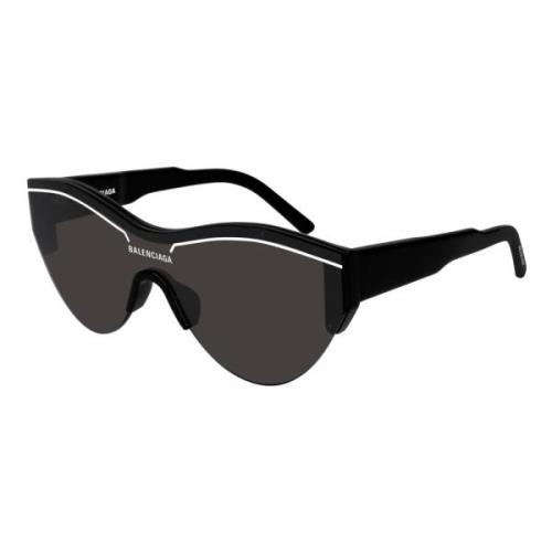 Balenciaga Black/Grey Sunglasses Black, Unisex