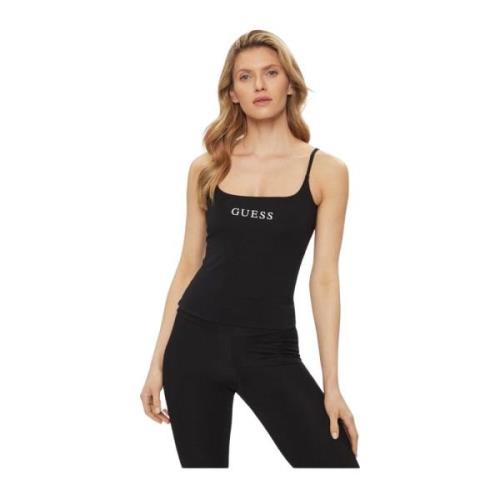 Guess Sleeveless Tops Black, Dam