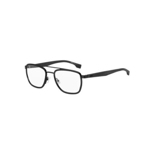 Hugo Boss Svarta Snygga Glasögon för Män Black, Unisex