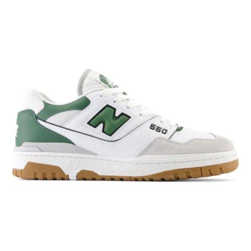 New Balance 550 Vit Grön Basket Sneaker Multicolor, Herr