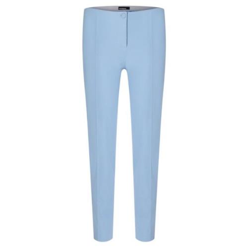 Cambio Cropped Trousers Blue, Dam