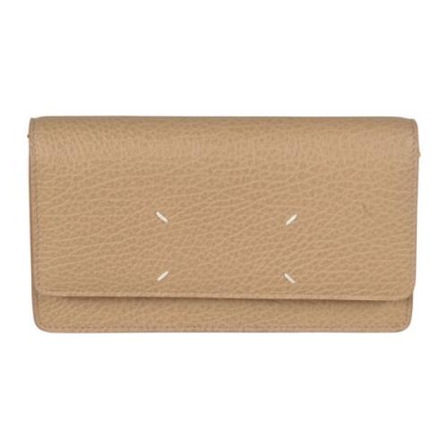 Maison Margiela Elegant Plånbok Kollektion Beige, Unisex