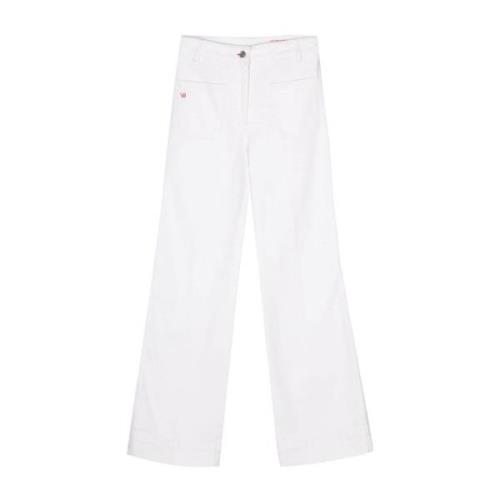 Victoria Beckham Jeans White, Dam