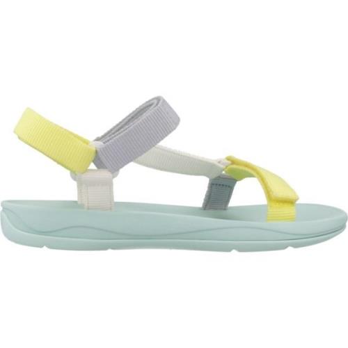 Camper Stiliga platta sandaler för kvinnor Multicolor, Dam