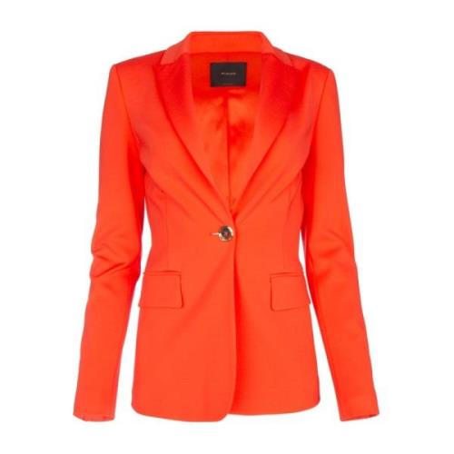 Pinko Elegant Blazer för Kvinnor Orange, Dam