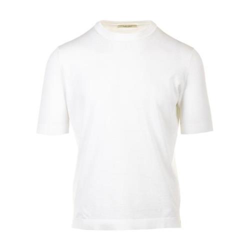 Filippo De Laurentiis Vita T-shirts och Polos Straight Fit White, Herr