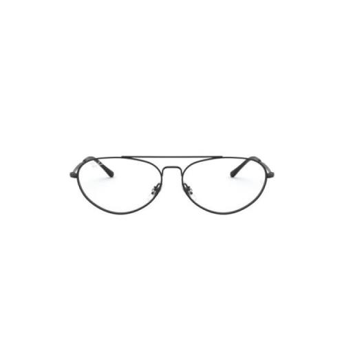 Ray-Ban Högkvalitativa metallglasögon för män Black, Herr