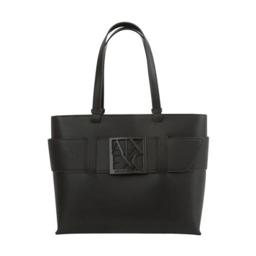 Armani Exchange Tote Bags Black, Dam