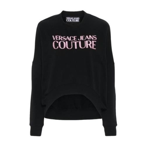 Versace Jeans Couture Sweatshirts Black, Dam