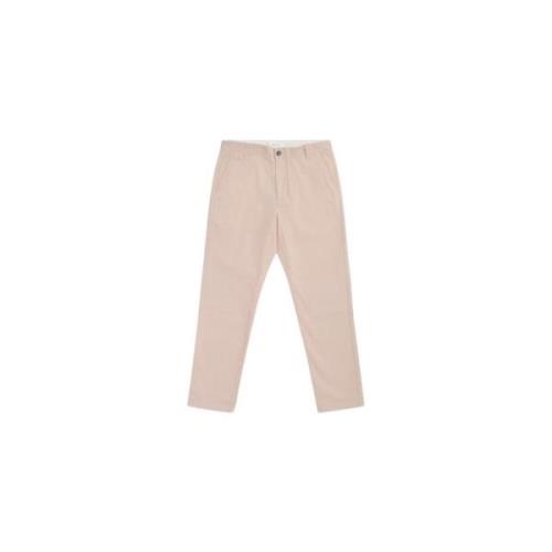 Knowledge Cotton Apparel Trousers Pink, Herr