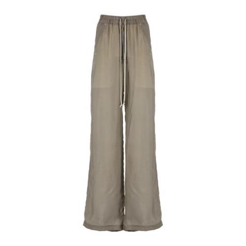 Rick Owens Wide Trousers Gray, Dam