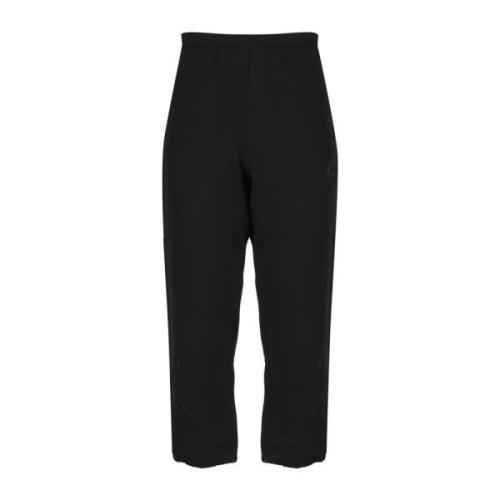 Moncler Wide Trousers Black, Herr