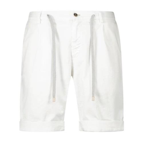 Mason's Bomull New York Shorts White, Herr