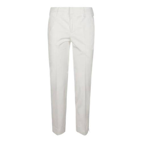 PT Torino Slim-fit Trousers White, Dam