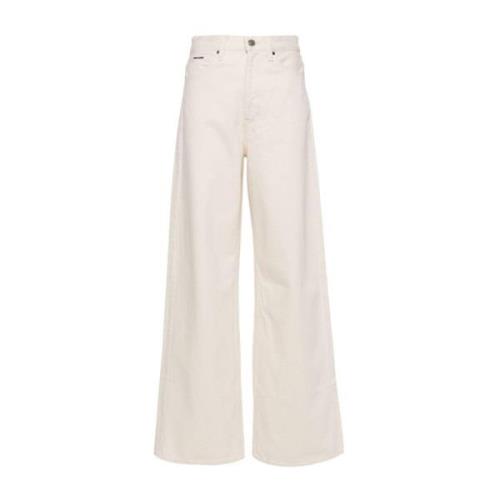 Calvin Klein Snygga Beige Jeans för Män Beige, Dam