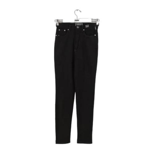 Versace Pre-owned Pre-owned Bomull jeans Black, Dam