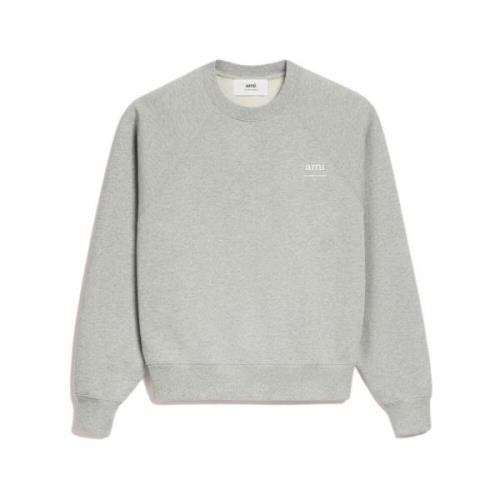 Ami Paris Sweatshirts Gray, Herr