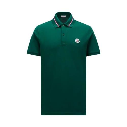Moncler Polo Shirts Green, Herr