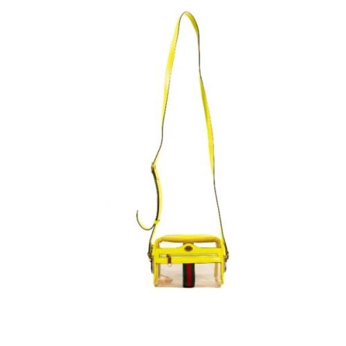 Gucci Vintage Pre-owned Tyg gucci-vskor Yellow, Dam