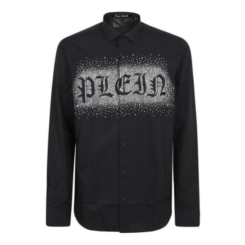 Philipp Plein Casual Shirts Black, Herr