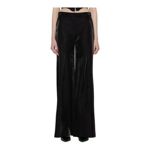 John Richmond Wide Trousers Black, Dam