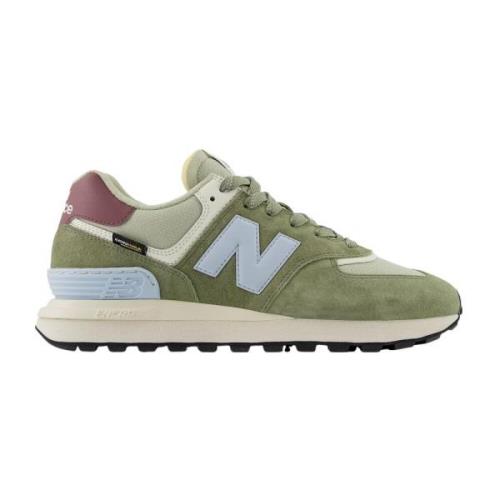 New Balance Grön Mocka och Tyg Legacy Sneakers Multicolor, Herr