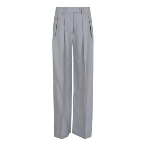 Brunello Cucinelli Straight Trousers Gray, Dam