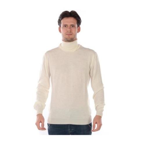 Daniele Alessandrini Munch B Sweater Pullover White, Herr