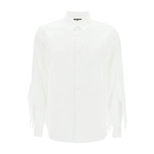 Comme des Garçons Klassisk Vit Button-Up Skjorta White, Herr