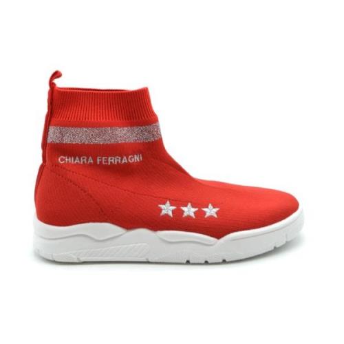 Chiara Ferragni Collection Sneakers Red, Dam